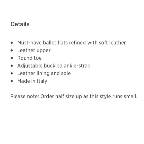 SOLD🎈 VALENTINO GARAVANI Classic Leather Flats - Picture 5 of 5